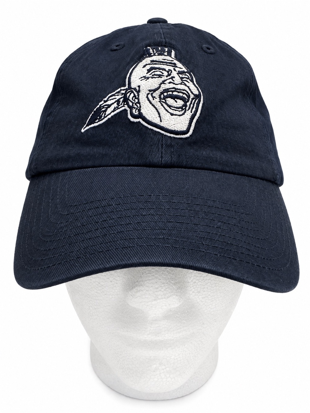 47 Brand Atlanta Braves Cooperstown Navy Embroidered Dad Hat